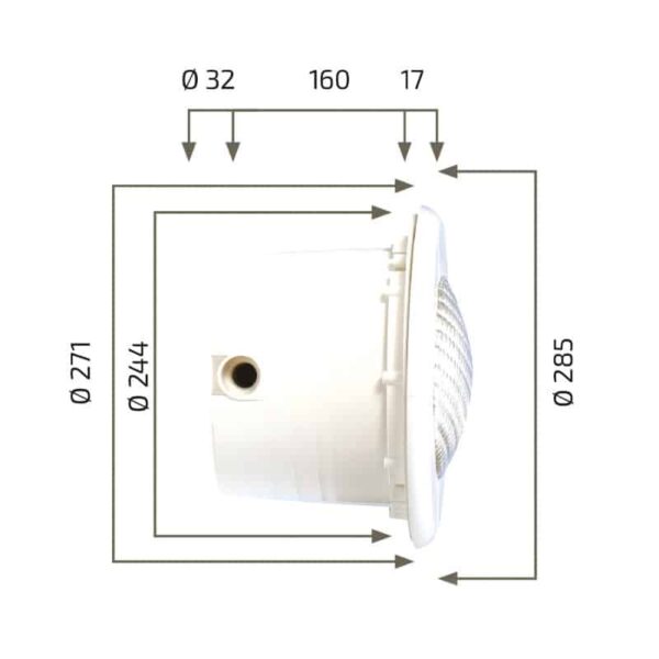 Vitalia Comfort Undervattenslampa Vit LED - Bild 2