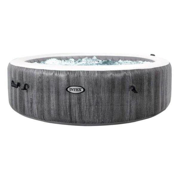 Uppblåsbart Spabad Intex Purespa Greywood Deluxe 196x71cm 795L