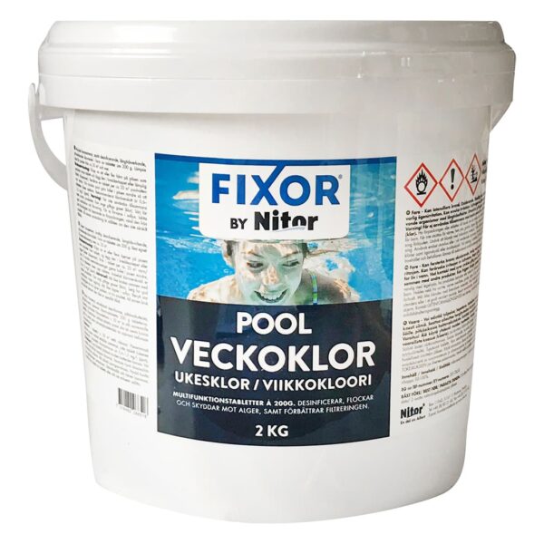 Klorpuckar, Veckoklor 200g, 2kg Fixor by Nitor