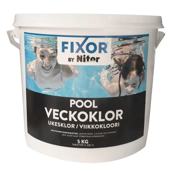 Klorpuckar, Veckoklor 200g 5kg, Fixor by Nitor