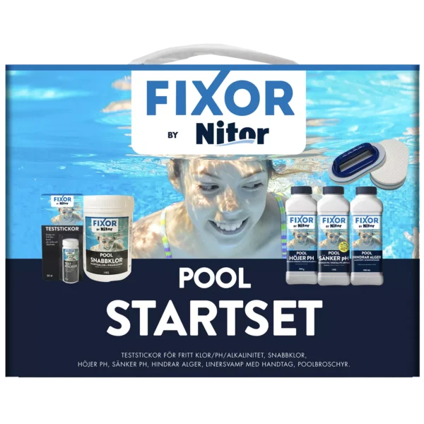 Poolkemikalier Startset, Fixor by Nitor