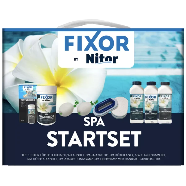 Startpaket Klor SPA Startset, Fixor by Nitor