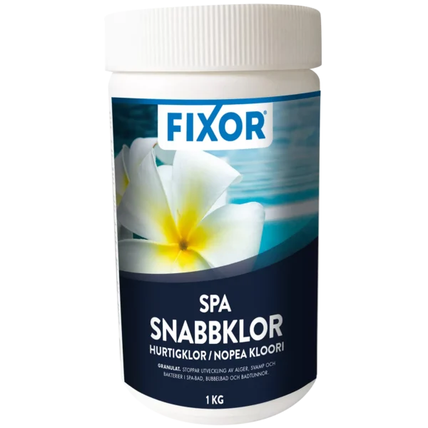 Klorgranulat SPA snabbklor 1kg, Fixor by Nitor