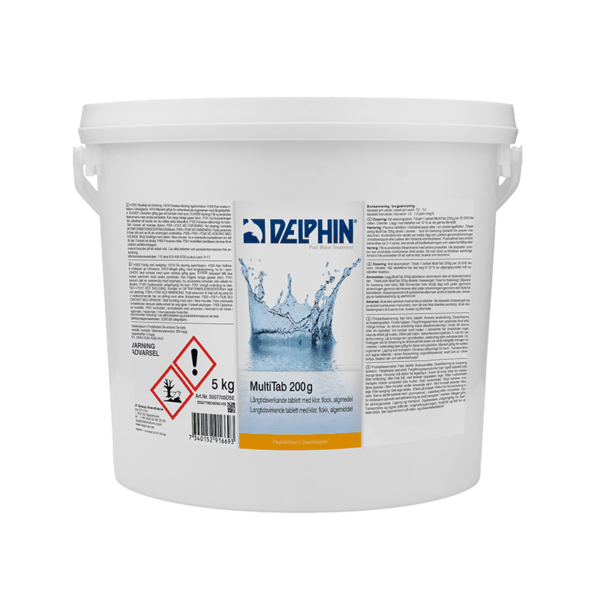 Klorpuckar Delphin MultiTab 200g, 5kg