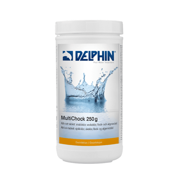 Klorpuckar Delphin MultiChock 250g, 1kg