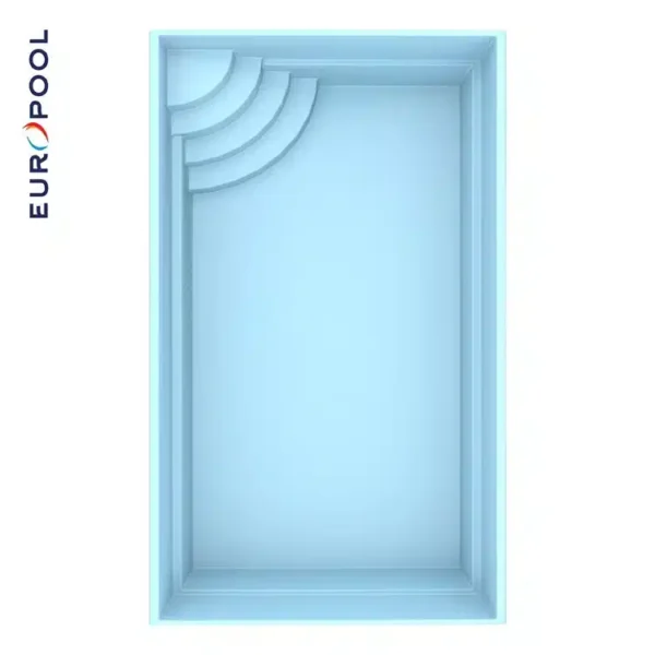 Glasfiberpool Europool Papeete 600, 6 x 3 x 1,50