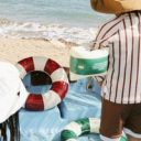 Armpuffar Petites Pommes Alex Armbands Oxford Green 2-6 år