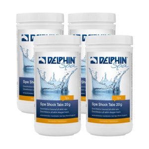 Aktivt Syre Delphin Spa Shock Tabs 20g 1kg 4-pack