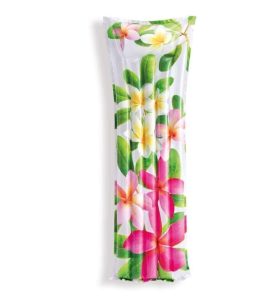 Badmadrass Intex 183x69cm Blommor
