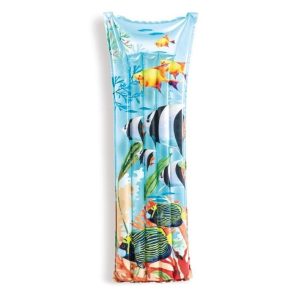 Badmadrass Intex 183x69cm Fiskar