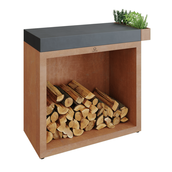 OFYR Butcher Block Storage Corten 90 CD