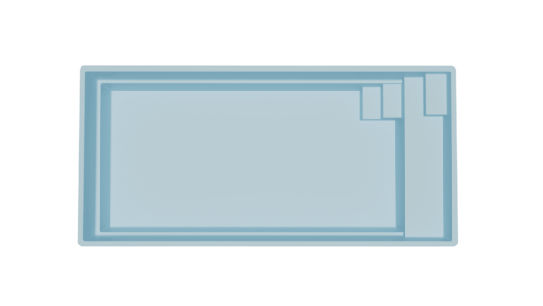 Glasfiberpool Europool Farris 650 6,5 x 3,2 x 1,50m