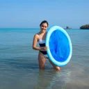 Flytstol Swimways Spring Float Papasan Blå