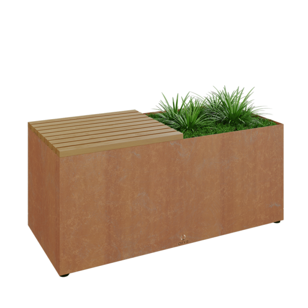 OFYR Herb Garden Bench Corten