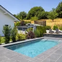 Glasfiberpool Gullberg & Jansson Pegasus 800 3,8x8x1,5 m