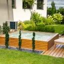 Glasfiberpool Gullberg & Jansson Thalia 250 2,3x2,5x0,8 m