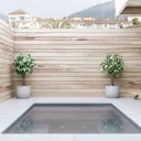 Glasfiberpool Gullberg & Jansson Thalia 250 2,3x2,5x0,8 m