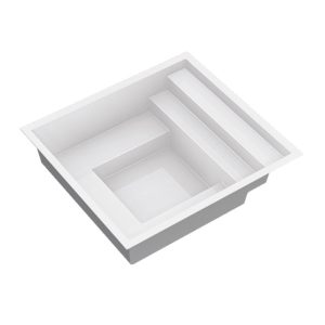 Glasfiberpool Gullberg & Jansson Thalia 250 2,3x2,5x0,8 m