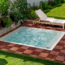 Glasfiberpool Gullberg & Jansson Thalia 250 2,3x2,5x0,8 m