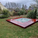Glasfiberpool Gullberg & Jansson Thalia 250 2,3x2,5x0,8 m