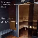 Bastu Eldsmedjan Glöd Kub 3m Utsikt med altan
