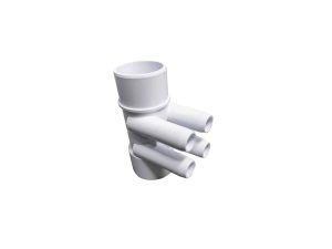 Grenrör vatten 2" 4st 3/4" Spa