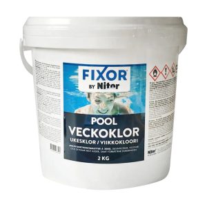 Klorpuckar Pool Fixor by Nitor Veckoklor 200g, 2kg