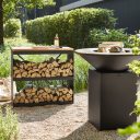 Vedställ Utomhus OFYR Wood Storage Dressoir Black
