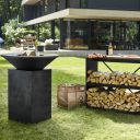 Vedställ Utomhus OFYR Wood Storage Dressoir Black