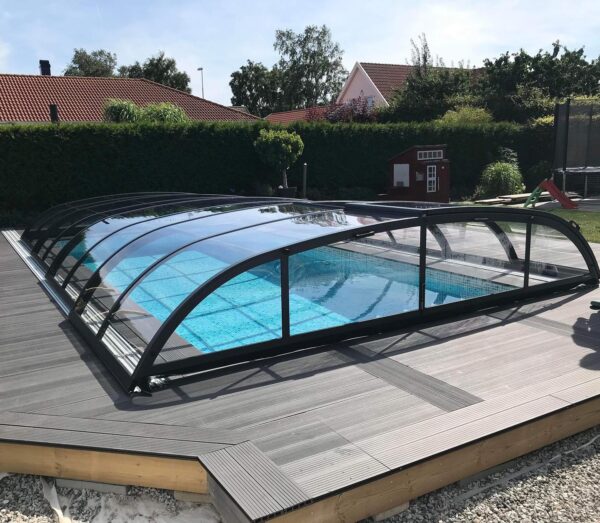 Pooltak Nova Comfort Omonterad 8x4 med sarg Antracit - Bild 2