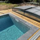 Pooltak Leia Standard 3,5x6,5 Antracit - Självmontering (Byggsats)