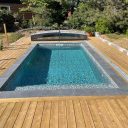 Pooltak Leia Standard 3,5x6,5 Antracit - Självmontering (Byggsats)