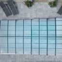 Pooltak Leia Standard 4,5x8,5 Antracit Dörr Höger - Förmonterat