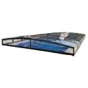 Pooltak Leia Standard 4,5x8,5 Antracit Dörr Vänster - Förmonterat