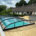 Pooltak Nova Comfort Standard 4,5x10,5 Antracit Dörr Vänster - Förmonterat