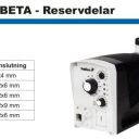 Reservdelar Doseringspump BETA Pahlén