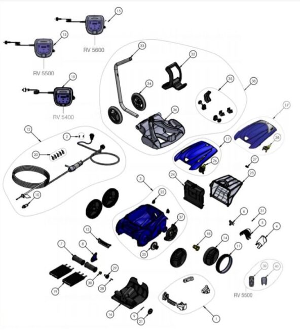 Reservdelar RV5400