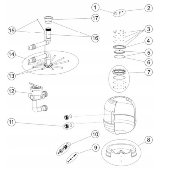 Reservdelar Zodiac MS 800