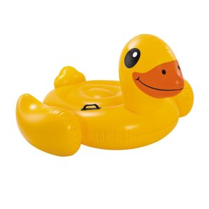 Uppblåsbar Badleksak Intex Ride-on Anka