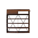 Vedställ Utomhus OFYR Wood Storage Corten 100
