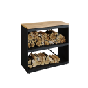 Vedställ Utomhus OFYR Wood Storage Dressoir Black