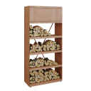 Vedställ Utomhus OFYR Wood Storage Corten 100