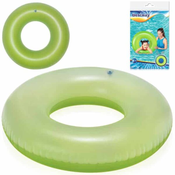 Bestway Badring Neon Grön 76cm