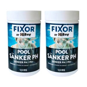 pH-Sänkare Pool Fixor by Nitor Granulat 1,5kg 2-pack