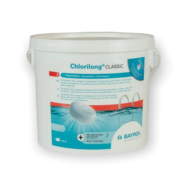 Klorpuckar Bayrol Chlorilong Classic 250g, 5 kg