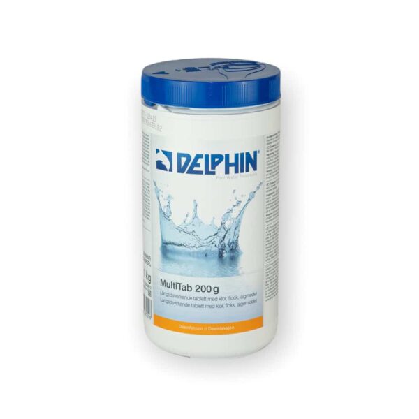 Klorpuckar Delphin MultiTab 200g, 1kg