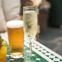 Champagneglas Plast Stripe 18cl 6-pack