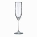 Champagneglas Plast Stripe 18cl 6-pack