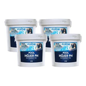 pH-Höjare Pool Fixor by Nitor Granulat 2Kg 4-pack