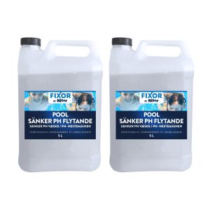 pH-Sänkare Pool Fixor by Nitor flytande 5l, 2-pack